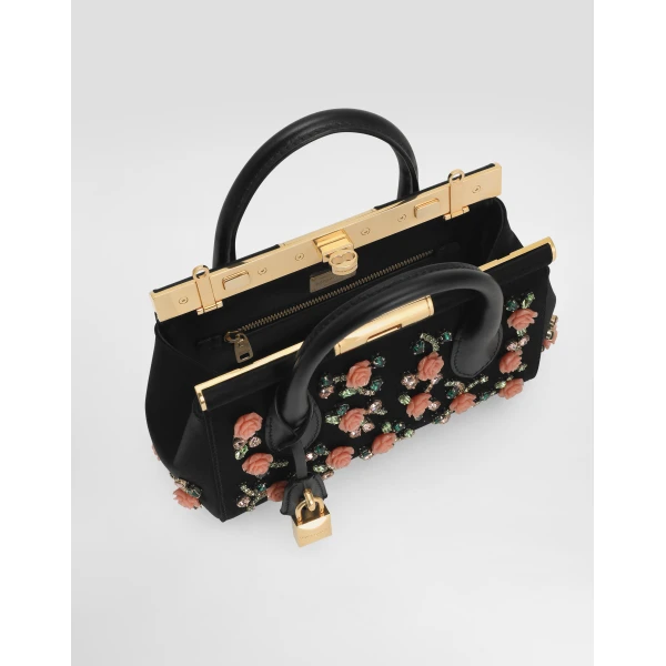 Multicolour Dolce & Gabbana Embroidered marlene day mini bag, view 5 | Mini Bags