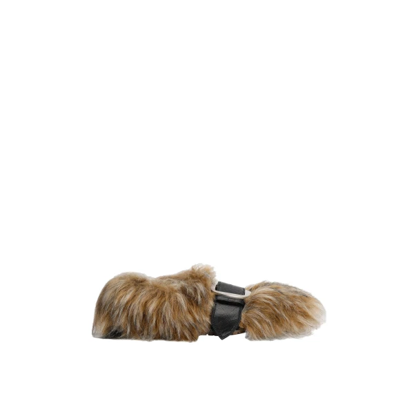 Fur loafers
