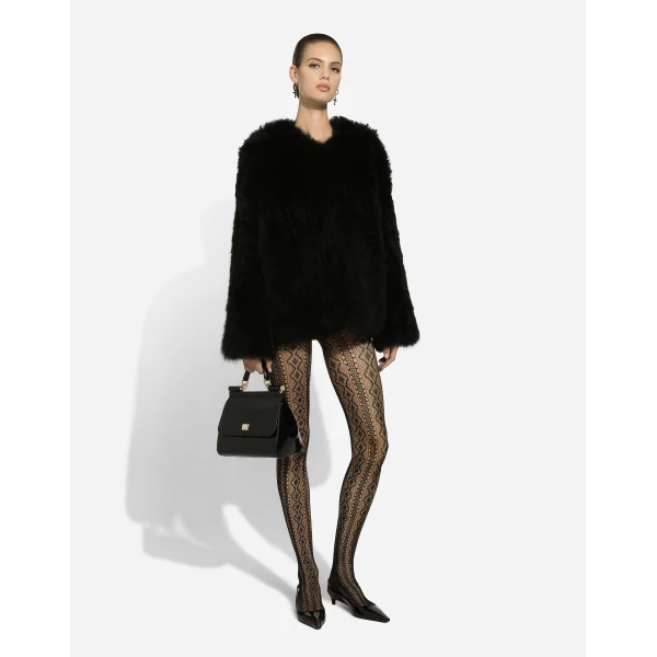 Black Dolce & Gabbana Goat hair cashmere jacket, view 2 | Jackets