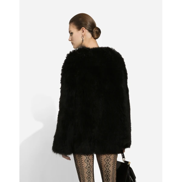 Black Dolce & Gabbana Goat hair cashmere jacket, view 5 | Jackets