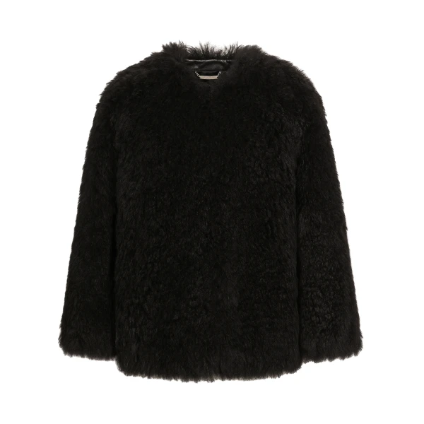 Goat hair cashmere jacket