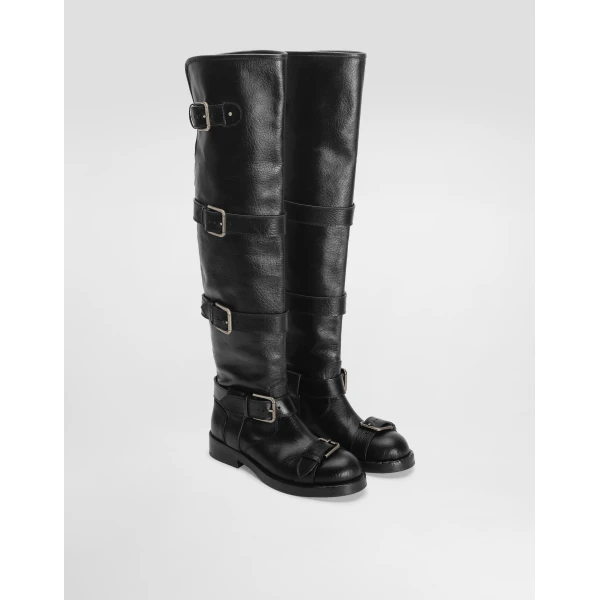 Black Dolce & Gabbana Horse leather boots, view 2 | Boots