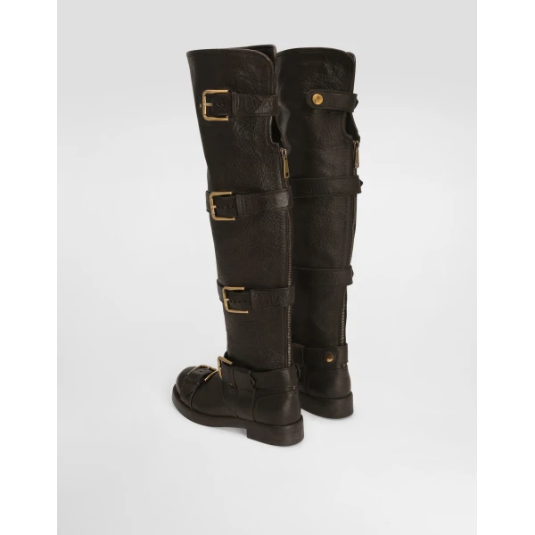 Brown Dolce & Gabbana Horse leather boots, view 3 | Boots