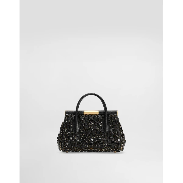 Multicolour Dolce & Gabbana Iguana-print calfskin day mini marlene handbag, view 4 | Mini Bags