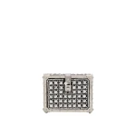 Multicolour Dolce & Gabbana Jacquard Dolce Box bag with embroidery | Totes & Top-Handle Bags