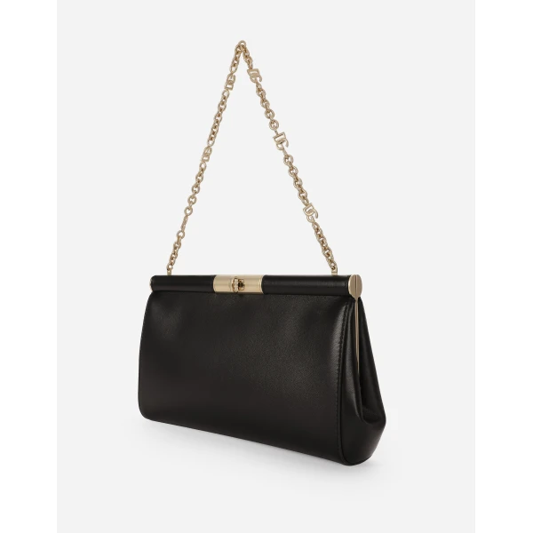 Black Dolce & Gabbana Large Marlene Bag, view 6 | Shoulder & Crossbody Bags