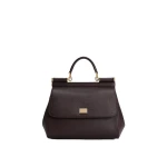 Bordeaux Dolce & Gabbana Large Sicily handbag in dauphine calfskin | Totes & Top-Handle Bags