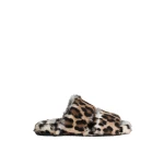 Print Dolce & Gabbana Leo kid leather slides | Flip Flops & Slides