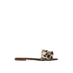 Print Dolce & Gabbana Leo-print flat slippers | Flip Flops & Slides