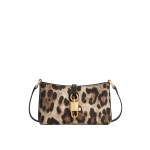Print Dolce & Gabbana Leopard-print lock shoulder bag | Shoulder & Crossbody Bags