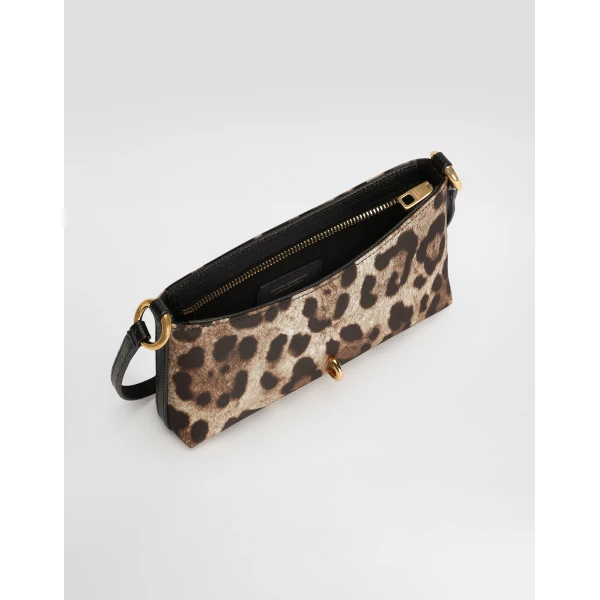 Print Dolce & Gabbana Leopard-print lock shoulder bag, view 6 | Shoulder & Crossbody Bags