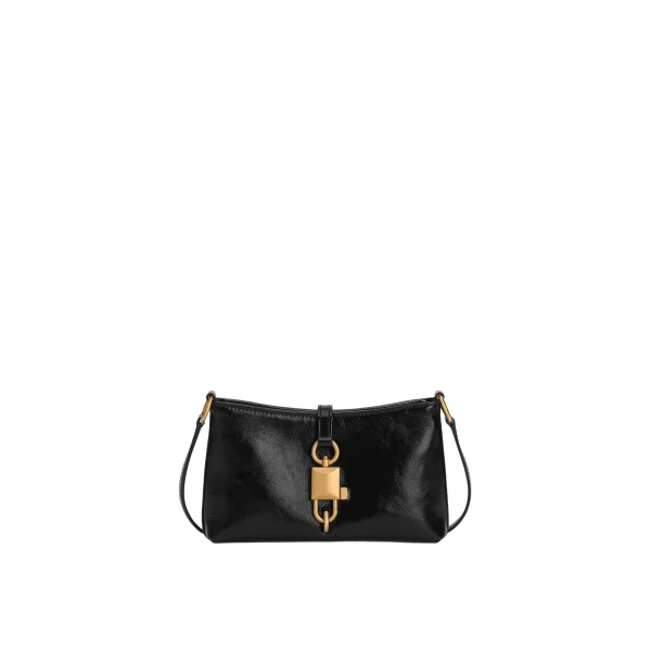 Lock shoulder bag in calfskin