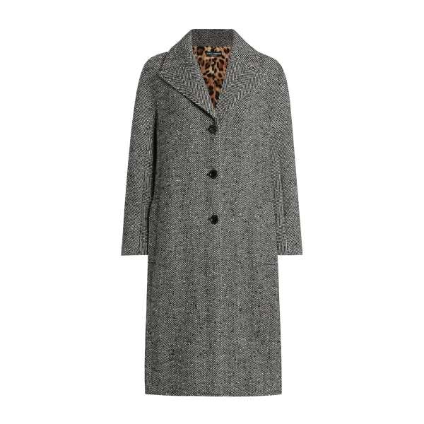 Long chevron coat