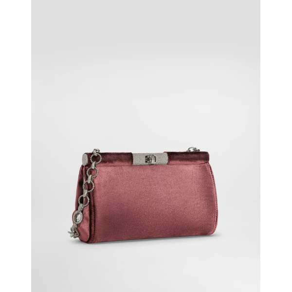 Bordeaux Dolce & Gabbana Marlene Clutch Bag, view 3 | Clutch Bags