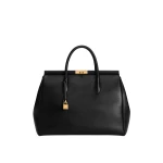 Black Dolce & Gabbana Marlene Day xl handbag in palmellato calfskin | Totes & Top-Handle Bags