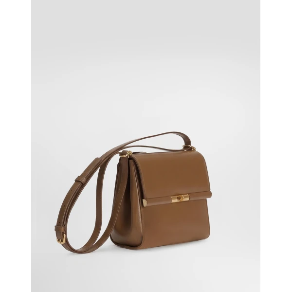 Brown Dolce & Gabbana Marlene city bag, view 3 | Shoulder & Crossbody Bags
