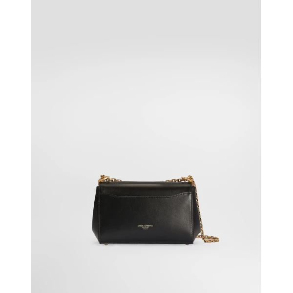 Multicolour Dolce & Gabbana Marlene city mini bag in palmated calfskin, view 3 | Mini Bags