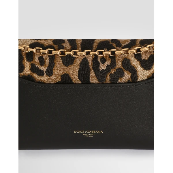 Multicolour Dolce & Gabbana Marlene city mini bag with thread embroidery, view 4 | Mini Bags