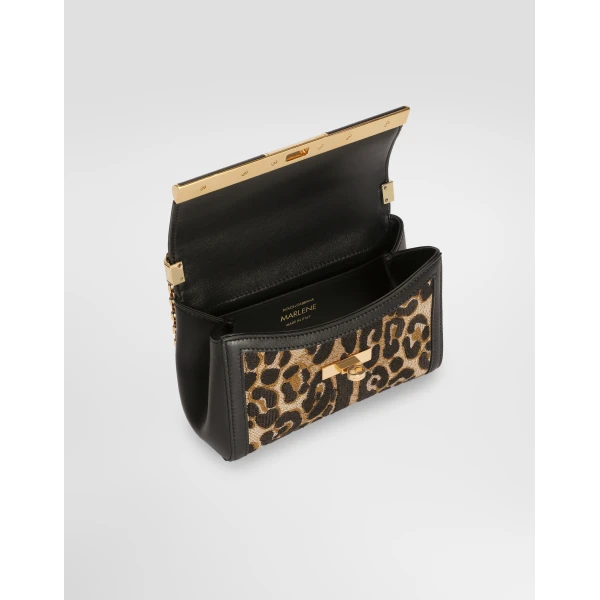 Multicolour Dolce & Gabbana Marlene city mini bag with thread embroidery, view 5 | Mini Bags