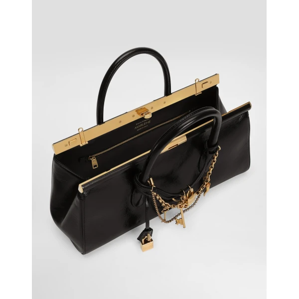 Multicolour Dolce & Gabbana Marlene everyday bag with charms, view 5 | Bag charms