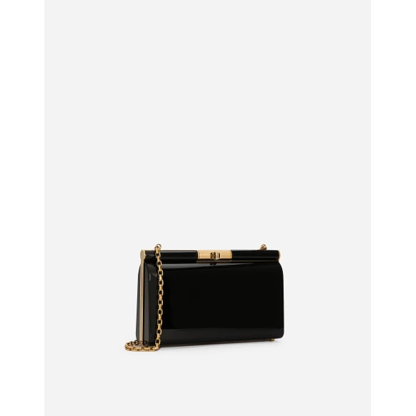 Black Dolce & Gabbana Marlene handbag, view 3 | Shoulder & Crossbody Bags