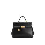 Black Dolce & Gabbana Marlene handbag in palmellato calfskin | Totes & Top-Handle Bags