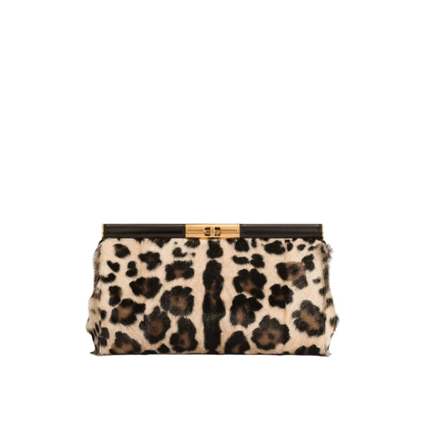 Multicolour Dolce & Gabbana Marlene shoulder bag in leo kid leather | Shoulder & Crossbody Bags