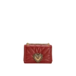 Red Dolce & Gabbana Medium Devotion bag in quilted nappa leather | Shoulder & Crossbody Bags