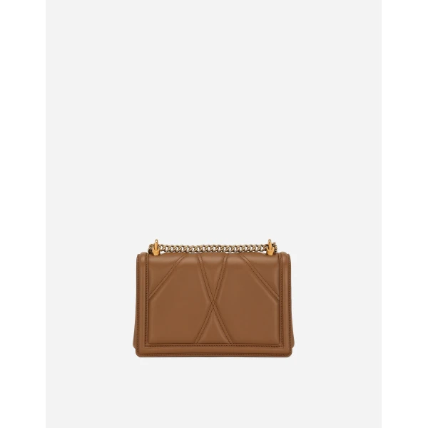 Beige Dolce & Gabbana Medium Devotion shoulder bag, view 4 | Shoulder & Crossbody Bags