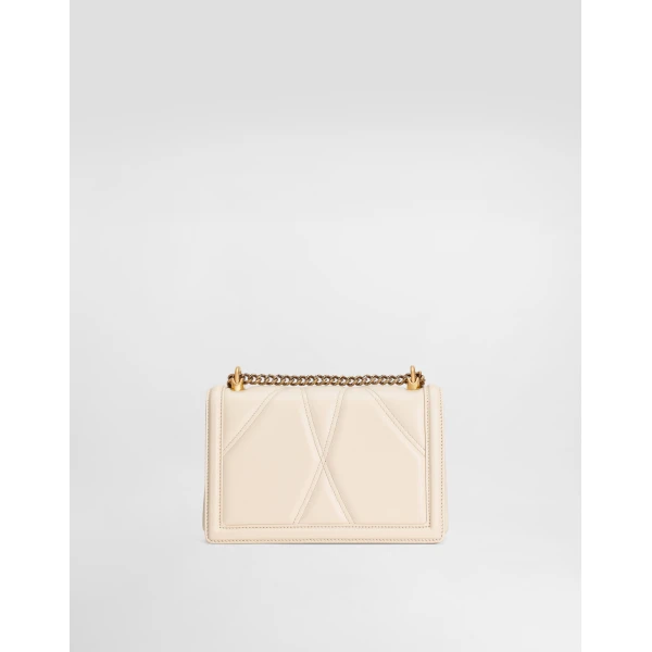 Cream Dolce & Gabbana Medium Devotion shoulder bag, view 4 | Shoulder & Crossbody Bags