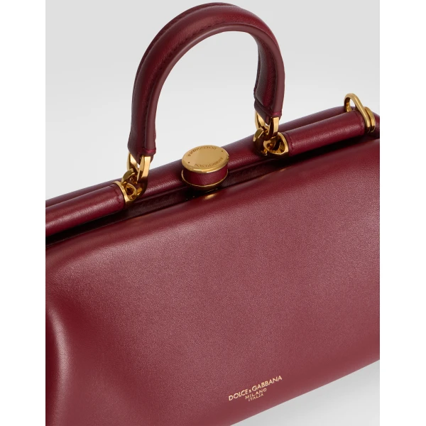 Bordeaux Dolce & Gabbana Medium Grandma handbag in plongé nappa leather, view 4 | Totes & Top-Handle Bags