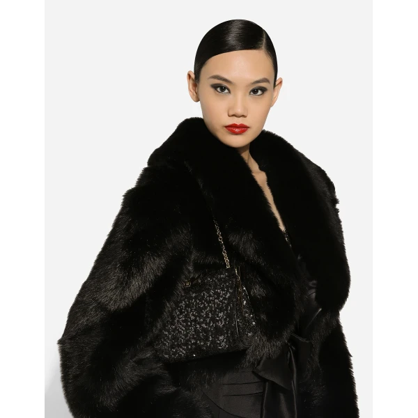 Black Dolce & Gabbana Medium Marlene shoulder bag, view 2 | Shoulder & Crossbody Bags