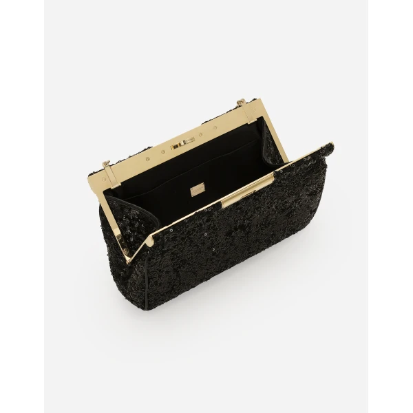 Black Dolce & Gabbana Medium Marlene shoulder bag, view 5 | Shoulder & Crossbody Bags