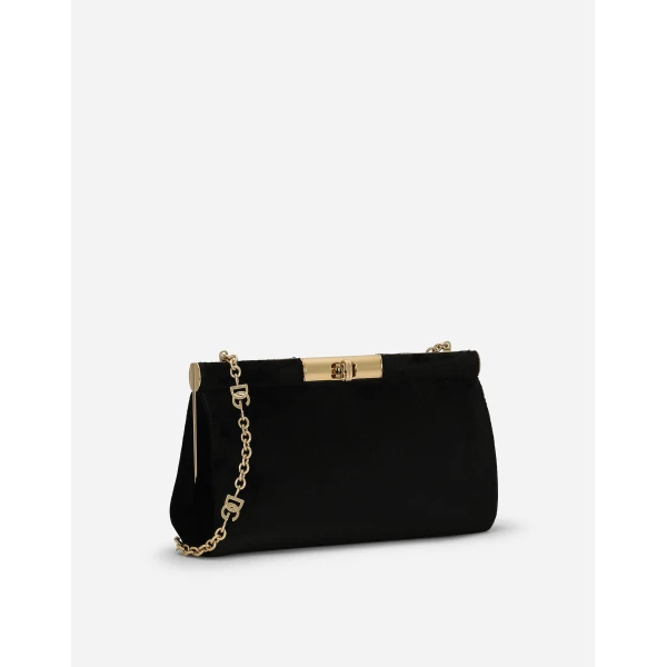 Black Dolce & Gabbana Medium Marlene shoulder bag, view 3 | Shoulder & Crossbody Bags
