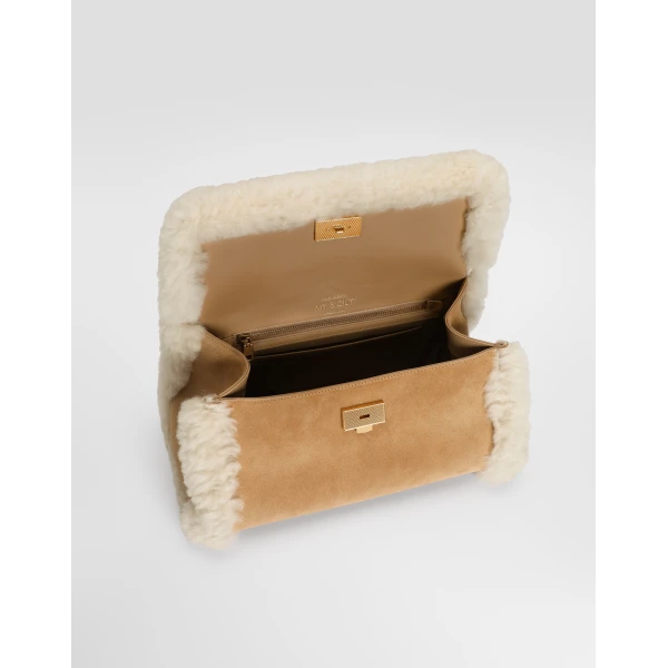 Multicolour Dolce & Gabbana Medium My Sicily handbag in sheepskin, split and smooth calfskin, view 5 | Totes & Top-Handle Bags