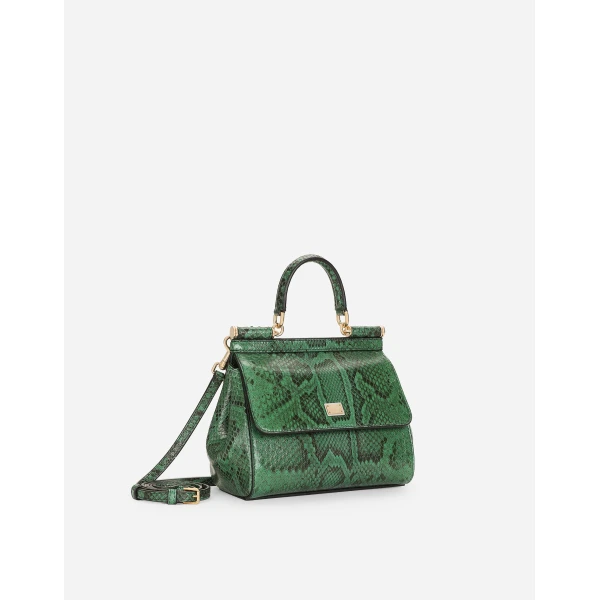Green Dolce & Gabbana Medium Sicily handbag, view 2 | Shoulder & Crossbody Bags