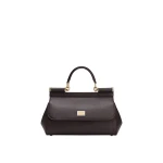 Bordeaux Dolce & Gabbana Medium Sicily handbag in dauphine calfskin | Totes & Top-Handle Bags