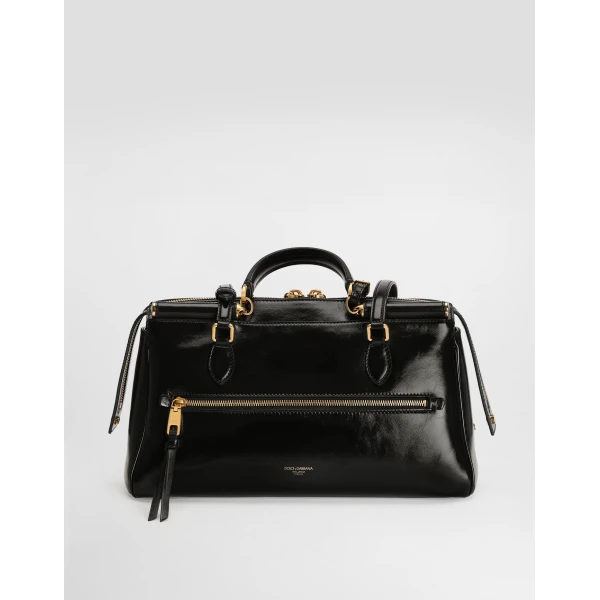 Multicolour Dolce & Gabbana Medium Vittoria calfskin handbag, view 3 | Shoulder & Crossbody Bags