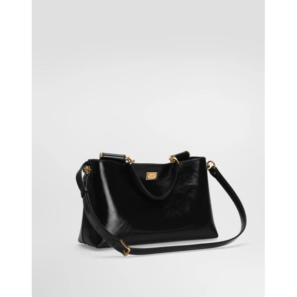 Print Dolce & Gabbana Medium Vittoria calfskin handbag, view 4 | Shoulder & Crossbody Bags