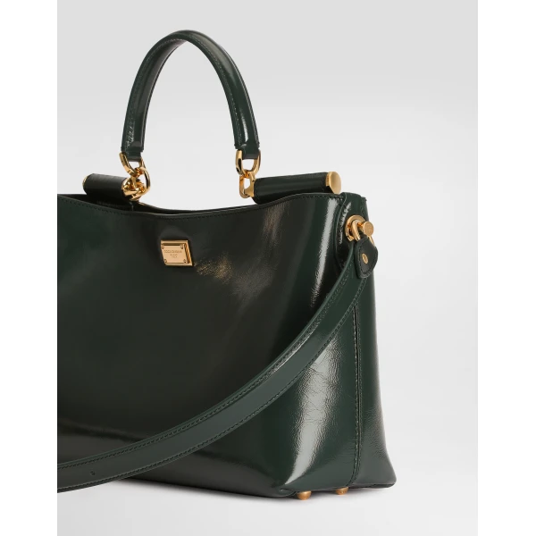 Print Dolce & Gabbana Medium Vittoria calfskin handbag, view 3 | Shoulder & Crossbody Bags