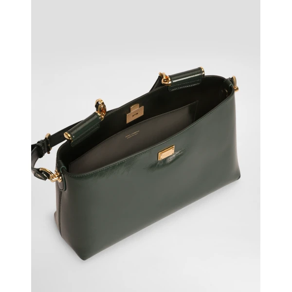 Print Dolce & Gabbana Medium Vittoria calfskin handbag, view 4 | Shoulder & Crossbody Bags