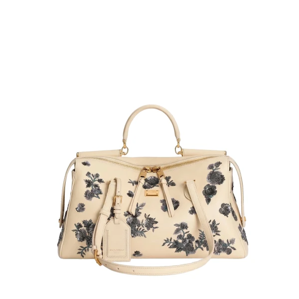 Multicolour Dolce & Gabbana Medium Vittoria handbag with embroidery | Shoulder & Crossbody Bags