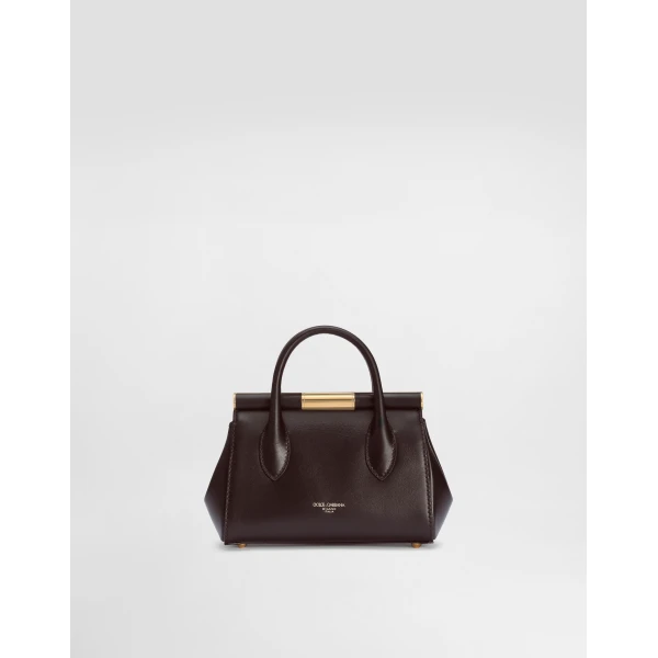 Bordeaux Dolce & Gabbana Mini Marlene Day bag in palmellato calfskin, view 4 | Mini Bags