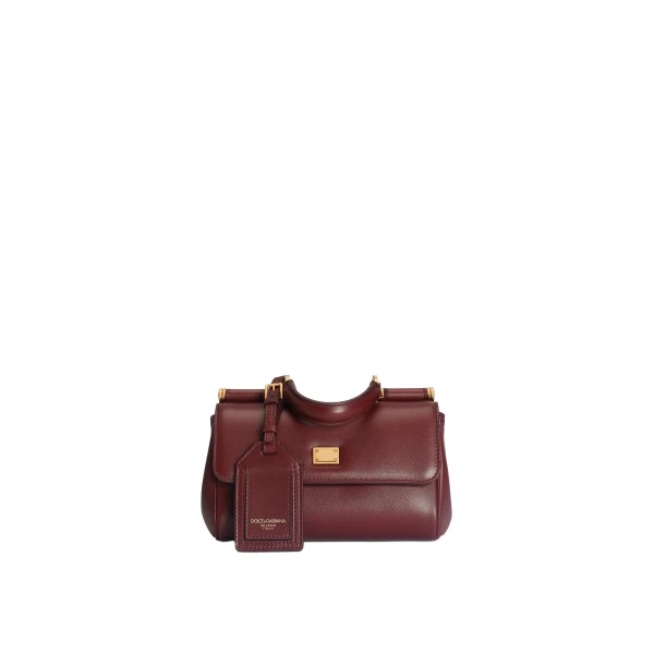 Bordeaux Dolce & Gabbana Mini My Sicily handbag in plongé calfskin | Mini Bags