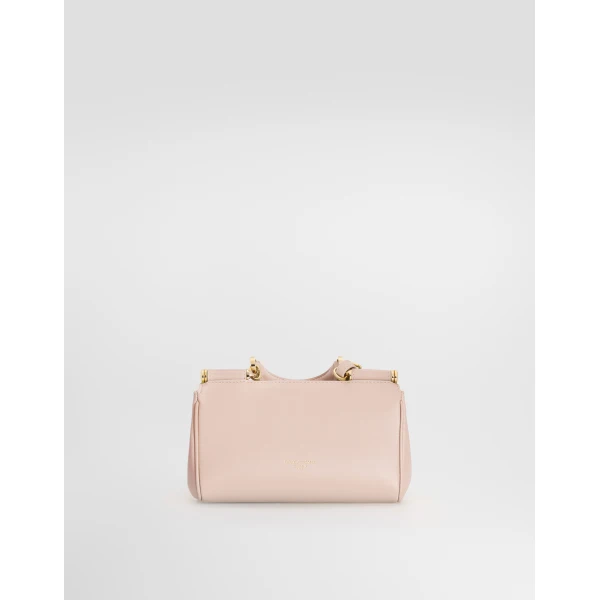 Pink Dolce & Gabbana Mini My Sicily handbag in plongé calfskin, view 3 | Mini Bags