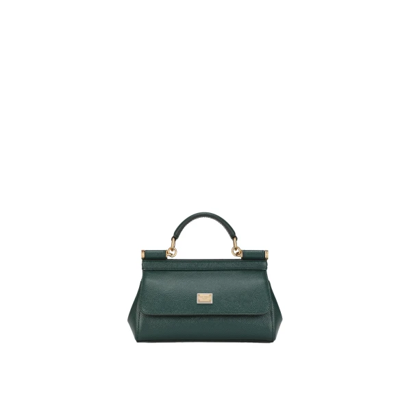 Green Dolce & Gabbana Mini Sicily handbag in dauphine calfskin | Mini Bags