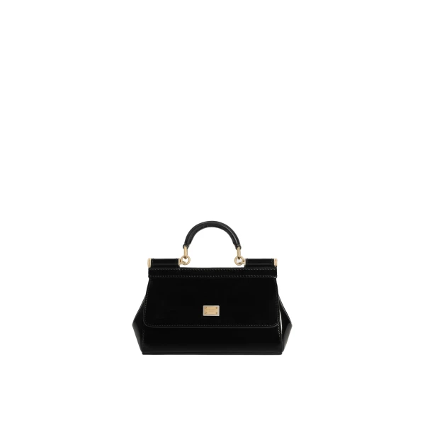 Mini Sicily handbag in polished calfskin
