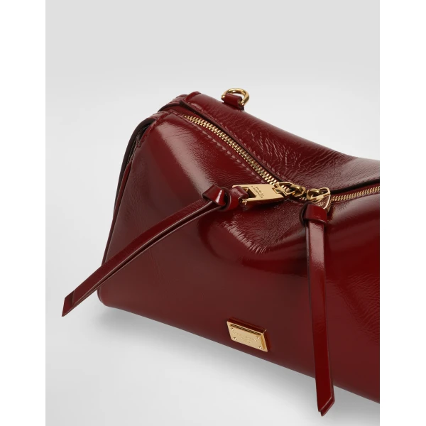 Red Dolce & Gabbana Mini Vittoria calfskin handbag, view 4 | Mini Bags