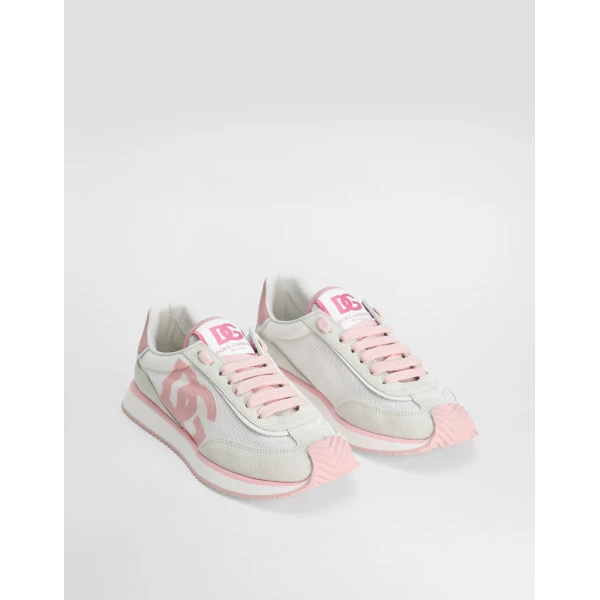 Multicolour Dolce & Gabbana Mixed-material DG CUSHION sneakers, view 2 | Sneakers