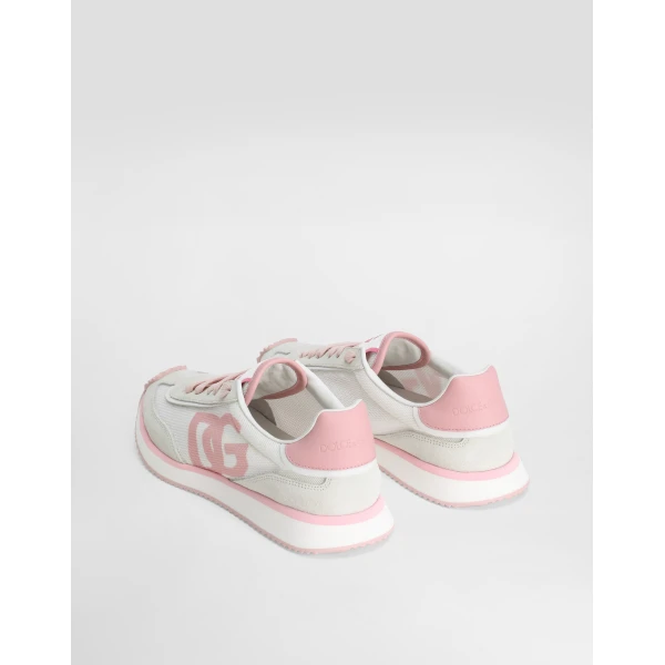 Multicolour Dolce & Gabbana Mixed-material DG CUSHION sneakers, view 3 | Sneakers